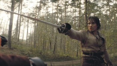 Escena del film Los Tres Mosqueteros: D'Artagnan