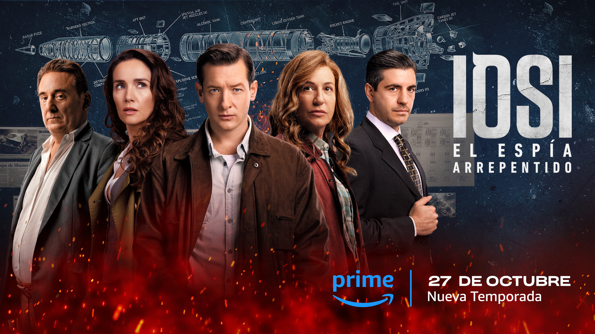 Poster de la segunda temporada de Iosi, el espía arrepentido