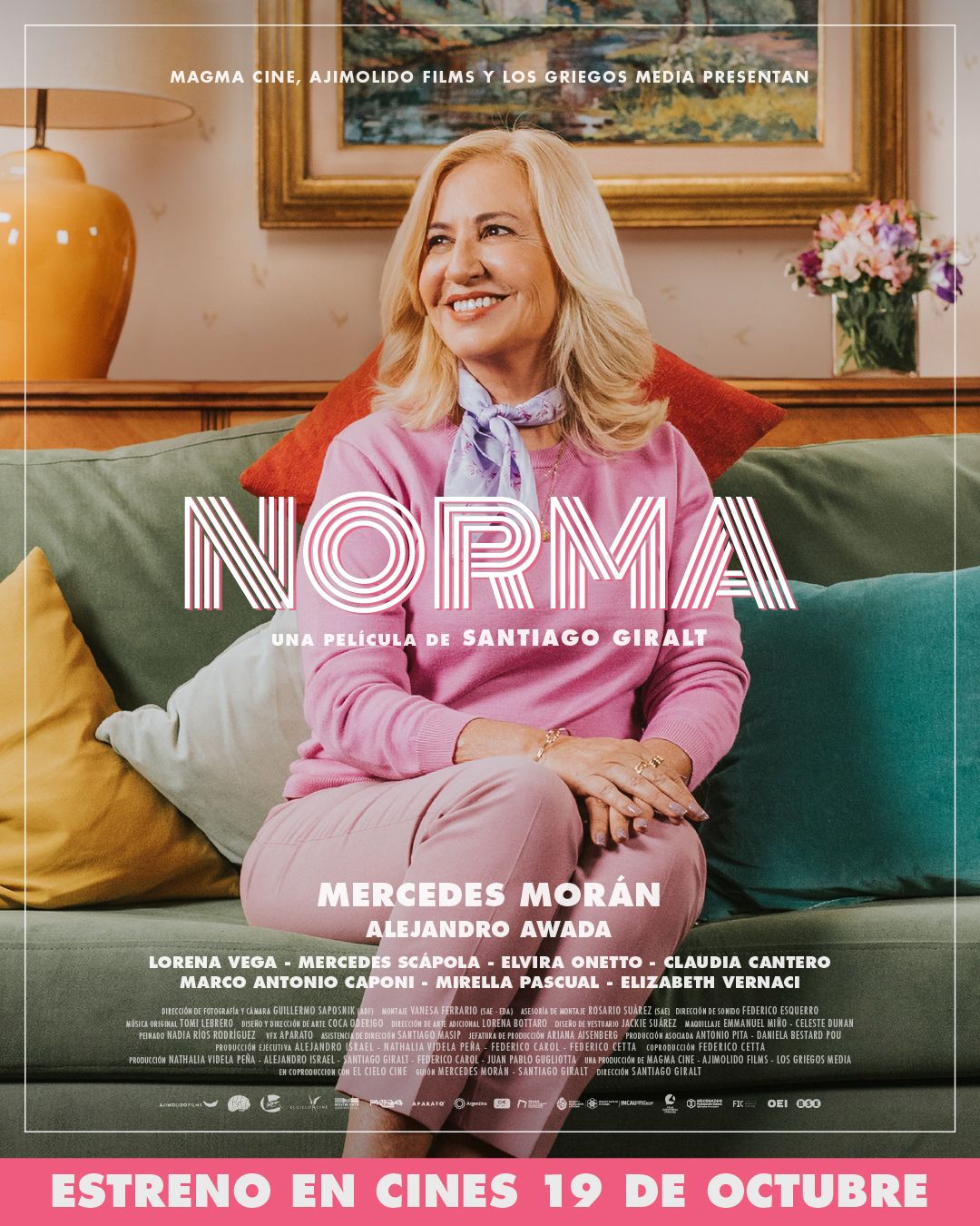 Mercedes Morán en el póster de Norma, que llega a los cines en octubre