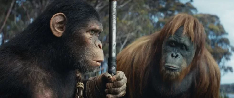 El planeta de los simios: Nuevo reino, se mantiene primero. | Cine y