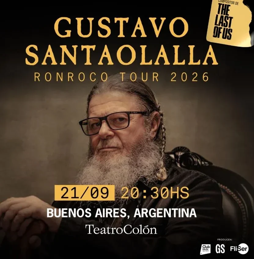 Gustavo Santaolalla Ronroco Tour 2026 poster