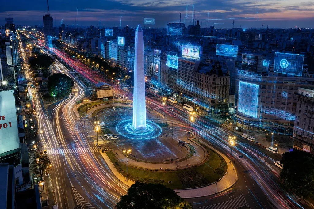 Obelisco con IA